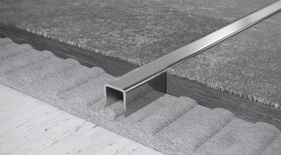 Профиль П-образный из нержавеющей стали 15 мм FU 15 P Сталь полированная 2,7 м