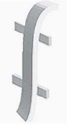 Стык для плинтуса ПТ-80 PVC