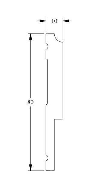 Декоративный молдинг Orac Decor Purotouch P9900 2 м