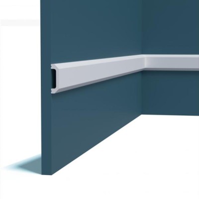 Молдинг Перфект Плюс P215 белый ударопрочный полимер 50х14 2 м