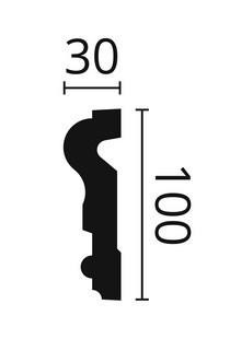 Профиль для окон и дверей NMC Domostyl MA16 100х30 200 см