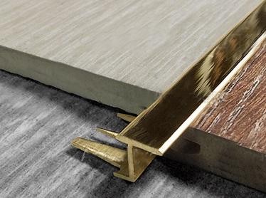 Латунный Z-профиль Yakamoz LZT-13 зиг заг латунь полированная 2,7 м