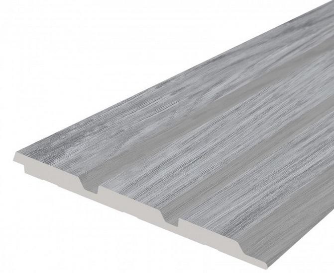 Отделочная панель 120х12 мм Hiwood LV124 GR24 под дерево 2,7м