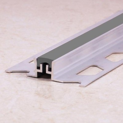 Алюминиевый компенсационный профиль 12х14 мм ПО-116 Серый 2,7 м