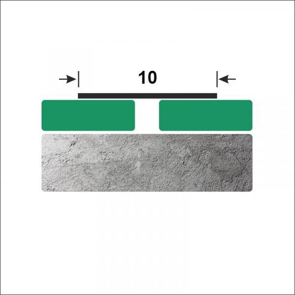 Стальная полоса 10 мм SP117-10 ZG золото глянец 2,7м