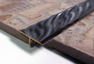 Латунный Т-профиль Yakamoz ЛТ-26 латунь хром 2,7 м