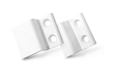 Z-образное крепление для москитной сетки (2 шт. верх-низ, упаковка 100 штук) белое