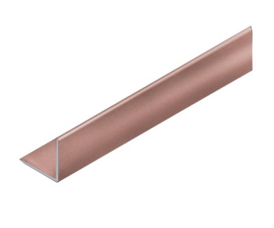 Уголок 20х20 мм алюминиевый NEEXY PV63-15 RG розовый блестящий 2.7 м