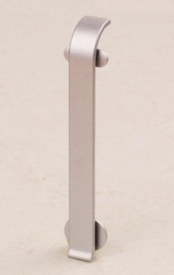 Соединитель для напольного плинтуса ПЛ-70 Серебро матовое