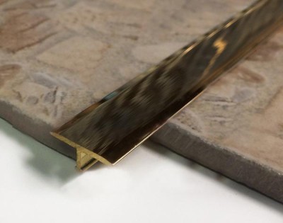 Латунный Т-профиль Yakamoz ЛТ-26 латунь шлифованная 2,7 м