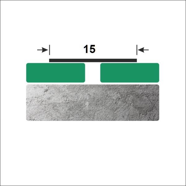 Стальная полоса 15 мм SP117-15 ZG золото глянец 2,7м