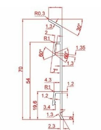 Соединитель ПВХ для плинтуса Евротрим F-70 серебро