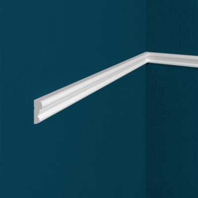 Молдинг Перфект Плюс P25 19х16 мм 2 м белый ударопрочный полимер