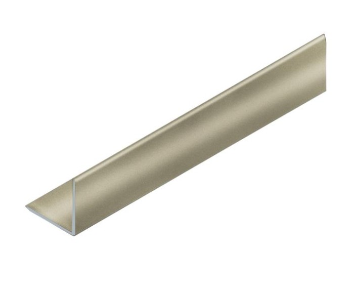 Уголок 20х20 мм алюминиевый NEEXY PV63-17 BT титан блестящий 2.7 м