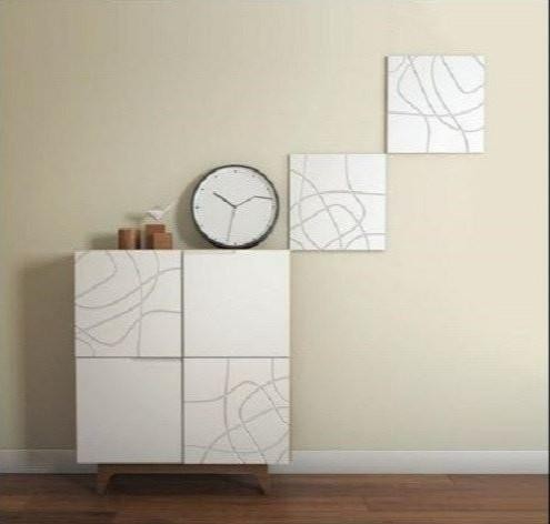 Декоративная стеновая панель 3D NMC LACES 758х379 мм Кружево 2шт/набор