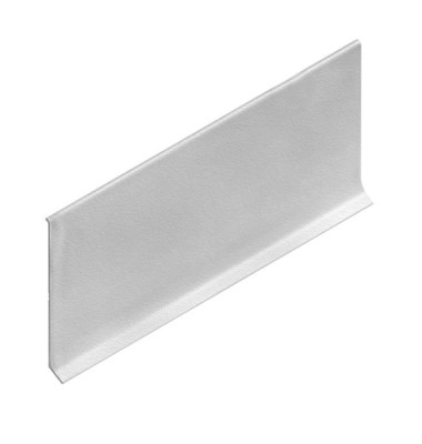Плинтус для пола из алюминия 80 мм NEEXY AKBD80-SW муар белый 2.5 м