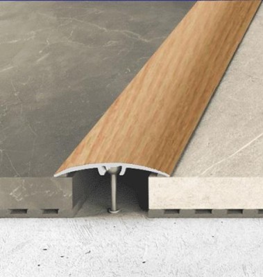 Алюминиевый порог одноуровневый 32 мм Effector A-66 28 Бук Светлый 2,7 м