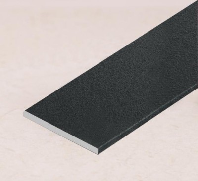 Алюминиевая полоса 15 мм антрацит муар 2 мм толщина полосы 3м