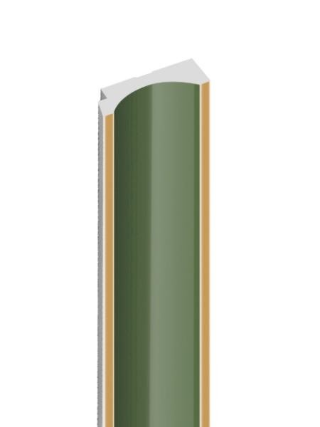 Финишный молдинг для панелей HiWood LF139B GN81G зеленый 12х34 мм 2,7 м