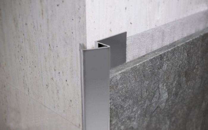 Наружный профиль для плитки из нержавеющей стали 12 мм FX 12 P Сталь полированная 2,7 м