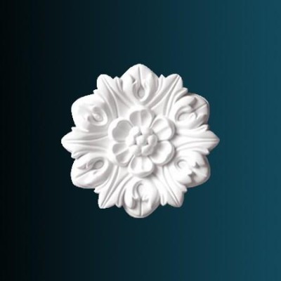 Декоративный орнамент Перфект G2046 195х195х35 мм белый полиуретан