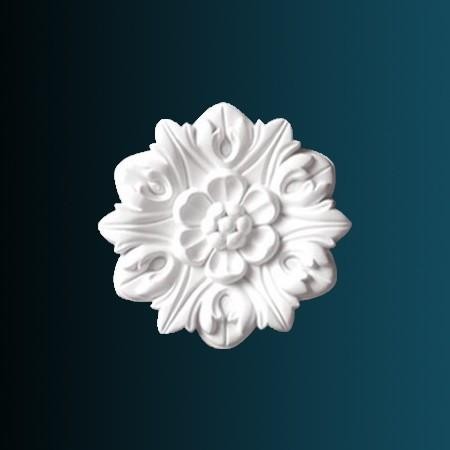 Декоративный орнамент Перфект G2046 195х195х35 мм белый полиуретан