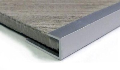 Профиль алюминиевый П-образный ПО-П9 Серебро матовое 2,7 м