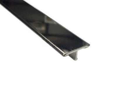 Стальной Т-образный профиль 20 мм ТА-20 полированный 2.7 м