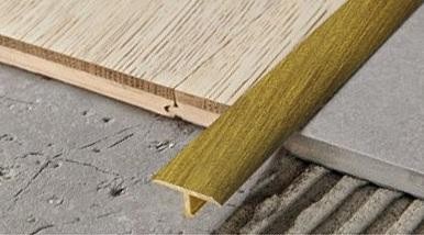 Латунный Т-профиль Yakamoz ЛТ-15 латунь антик 2,7 м