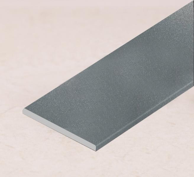 Алюминиевая полоса 15 мм графит муар 1,6 мм толщина полосы 3м