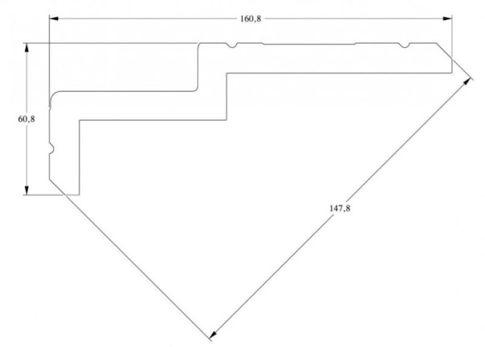 Потолочный плинтус Orac Decor Purotouch C391 2 м