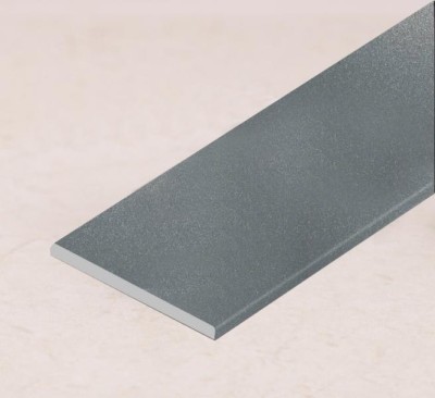 Алюминиевая полоса 15 мм графит муар 2 мм толщина полосы 3м