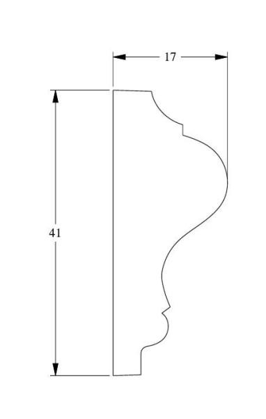 Гибкий молдинг Orac Decor Purotouch Flex P8030F 2 м