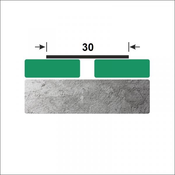 Полоса из нержавеющей стали 30 мм SP117-30 SG серебро глянец 2,7м