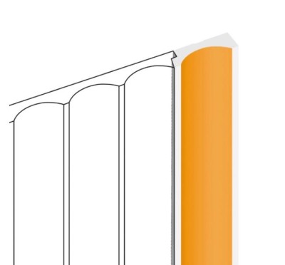 Финишный молдинг для панелей HiWood LF139B Y5 оранжевый 12х34 мм 2,7 м