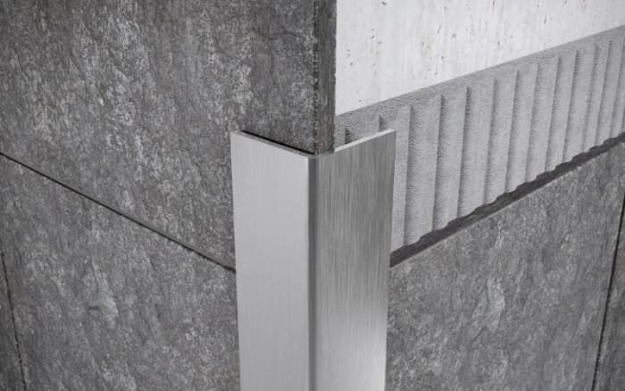 Стальной уголок неравнополочный 10х20 FL 10х20 S сатинированная сталь 3 м