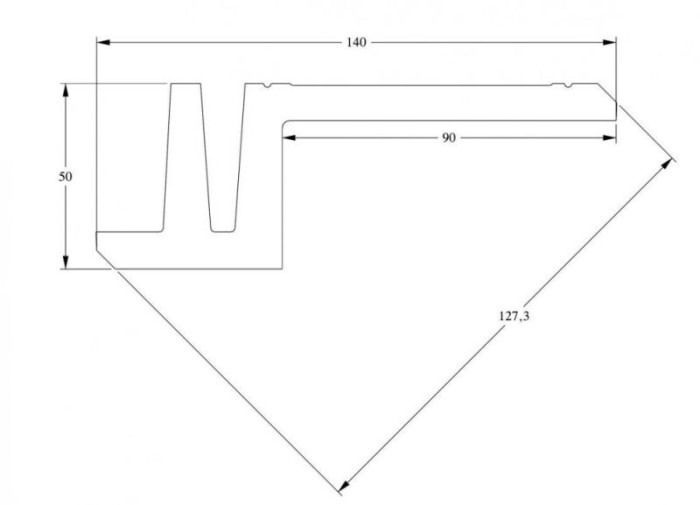 Профиль для подсветки Orac Decor Purotouch C382 2 м