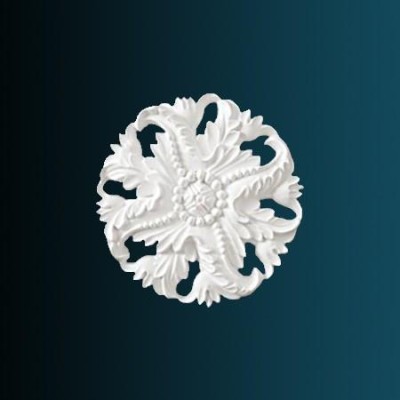 Декоративный орнамент Перфект G2050 80х80х18 мм белый полиуретан