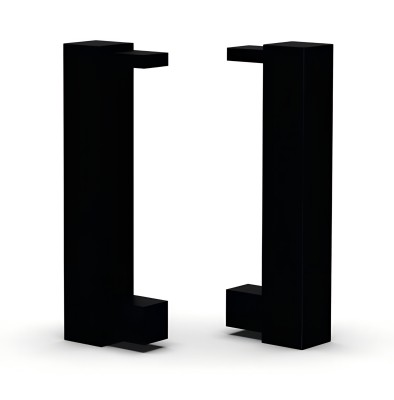 Комплект заглушек для плинтуса (пара левая+правая) 60 мм Мега-Трейд 9143з черный