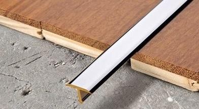 Латунный Т-профиль Yakamoz ЛТ-15 латунь хром 2,7 м