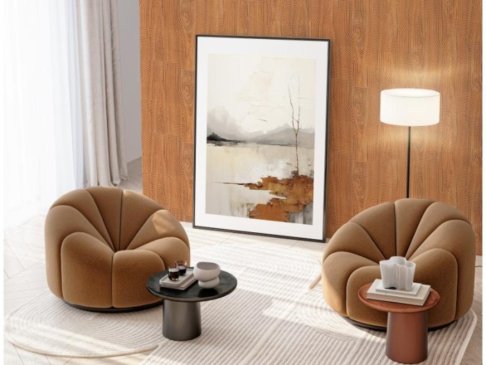 Декоративная стеновая панель 3D 600х4х3000 мм HiWood Maximum DM625 BR72 с рельефным узором