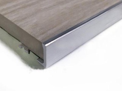 Алюминиевый профиль L-образный 9 мм ПО-Г9 Серебро матовое 2,7 м