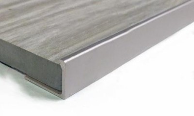 Профиль L-образный алюминиевый 10 мм ПО-4540 Серебро матовое 2,7 м