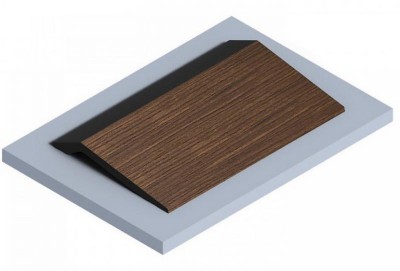 Отделочная панель 116х17,5 мм Hiwood LV141 BR396K под дерево 2,7м