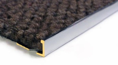 L-образный профиль из латуни 8 мм ЛПО-Г8 Хром полированный 2,7 м