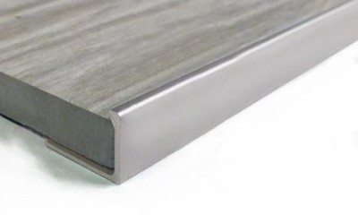 Профиль L-образный алюминиевый 10 мм ПО-4540 Серебро глянец 2,7 м