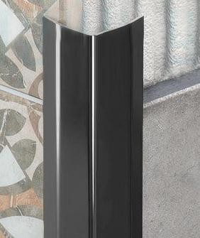 Алюминиевый уголок 10х10 мм ПН-10х10 Чёрный глянец 2,7 м