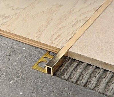 Латунный профиль П-образный  10 мм Progress PRFOS 10 латунь шлифованная 2,7 м