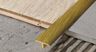 Латунный Т-профиль Yakamoz ЛТ-11 латунь антик 2,7 м