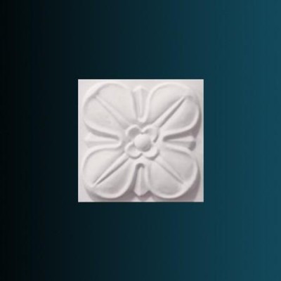 Декоративный орнамент Перфект G2054 51х51х20 мм белый полиуретан